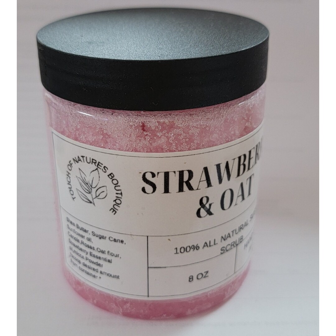 Strawberry Oat Sugar Scrub